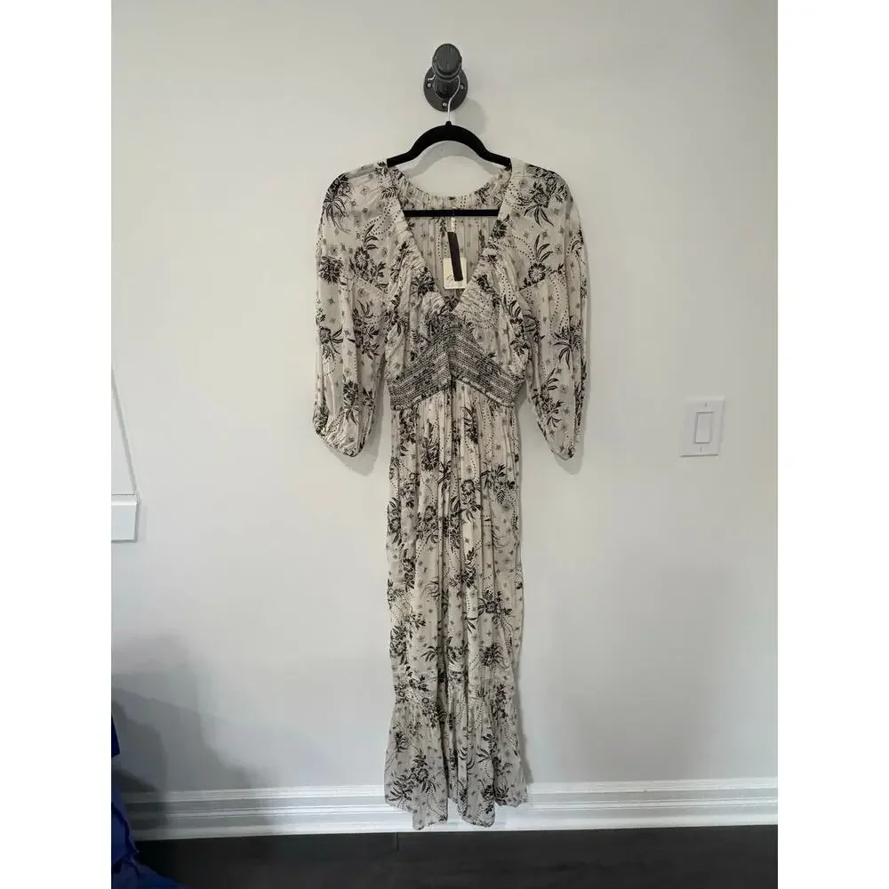 NWT Free People Cotton Floral Dress Size XS